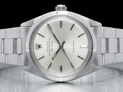 Rolex Air-King 34 Argento Oyster 5500 Silver Lining 